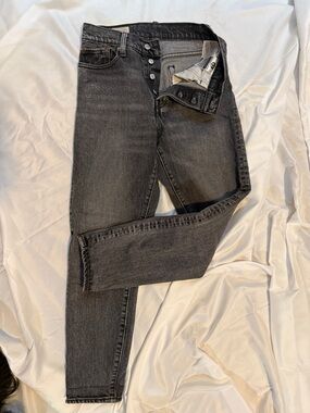 Levi's Women's Black Gray Washed Skinny Jeans